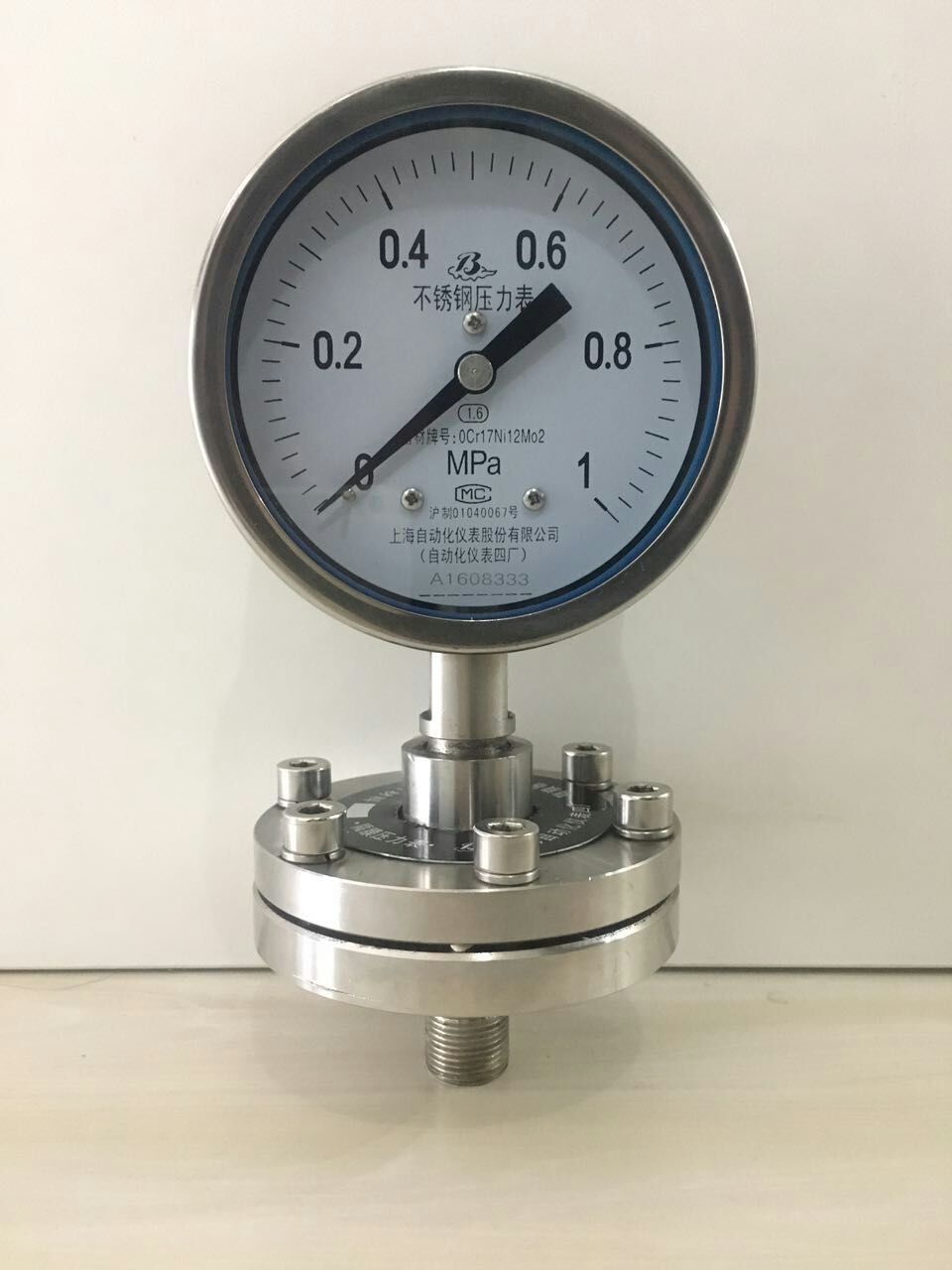 YPF-150A膜片压力表0-1Mpa