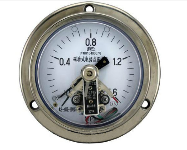 YXC-153B-F磁助电接点压力表0-1Mpa